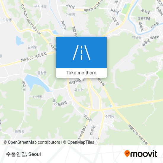 수풀안길 map