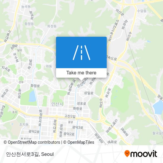 안산천서로3길 map