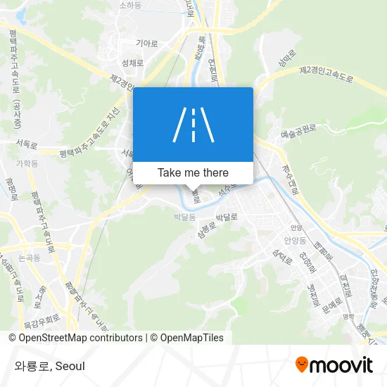 와룡로 map