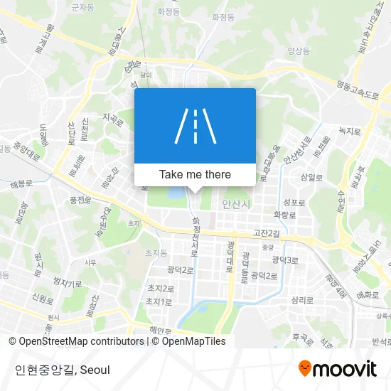 인현중앙길 map