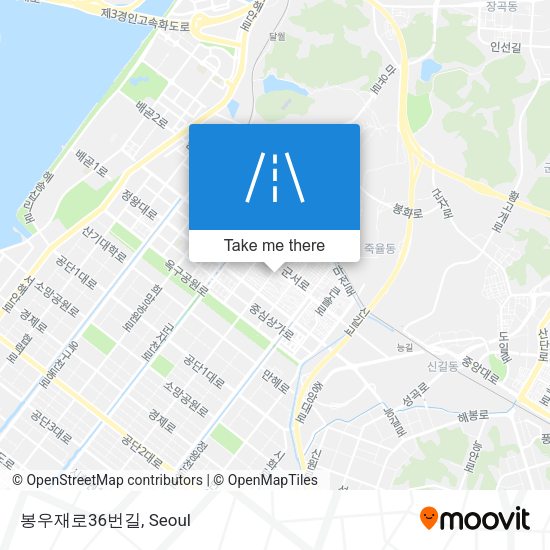 봉우재로36번길 map