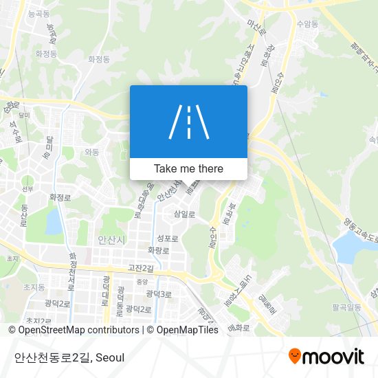안산천동로2길 map