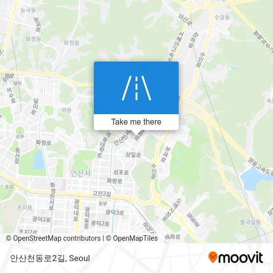 안산천동로2길 map