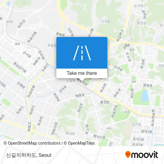 신길지하차도 map