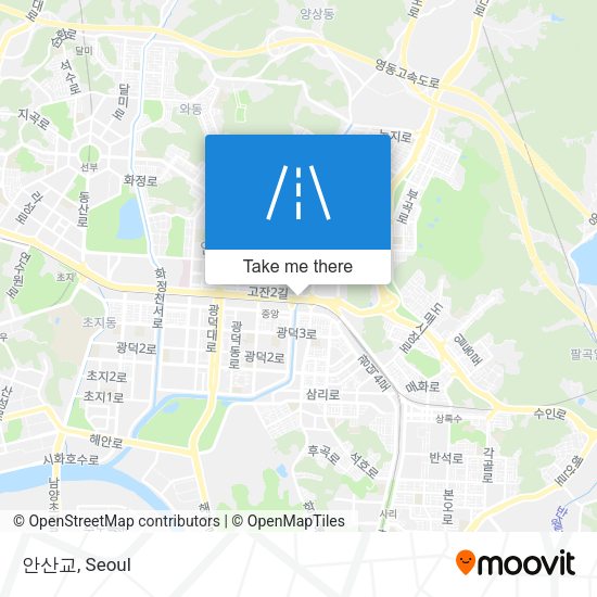 안산교 map