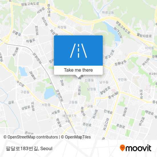 팔달로183번길 map