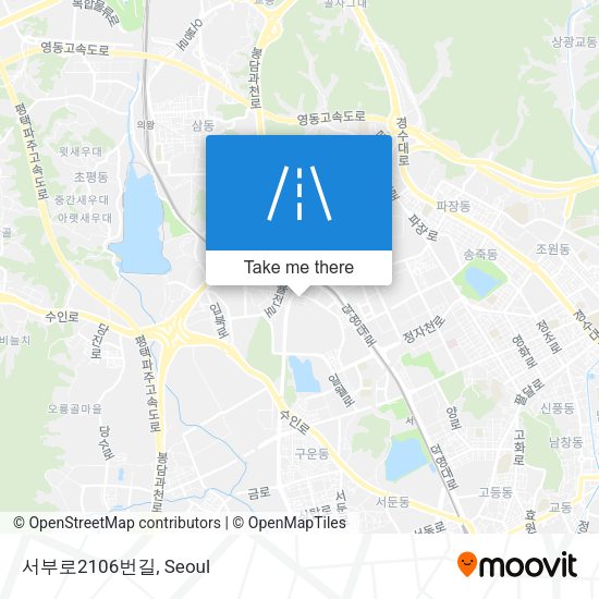 서부로2106번길 map
