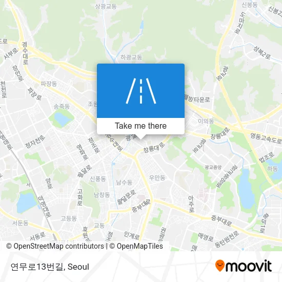 연무로13번길 map