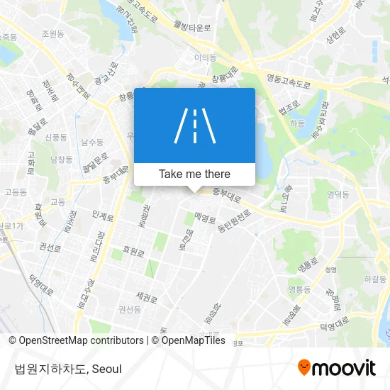 법원지하차도 map