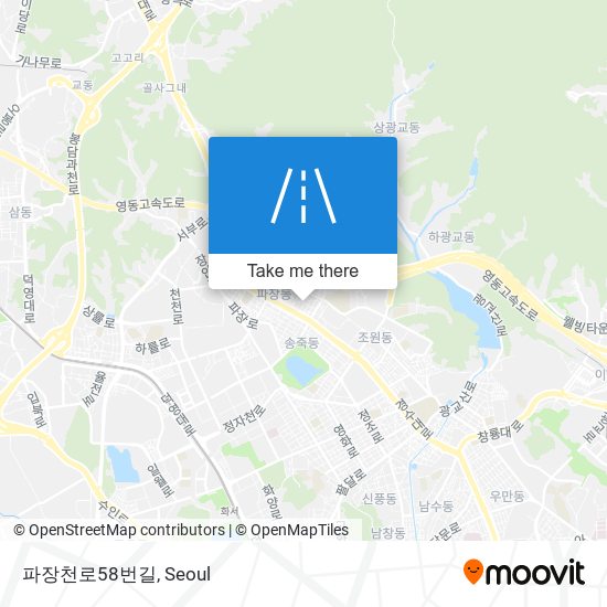 파장천로58번길 map