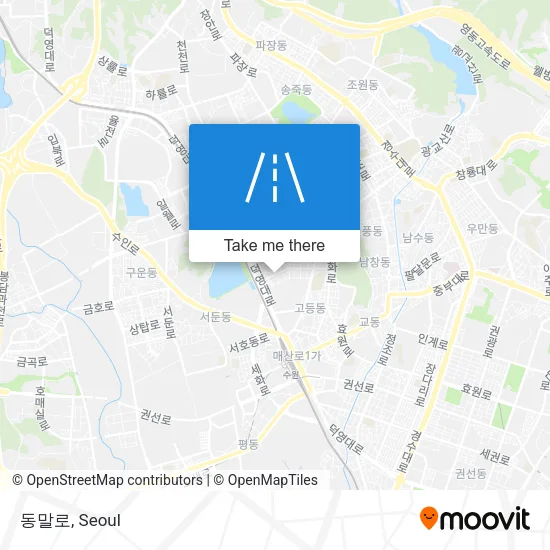 동말로 map