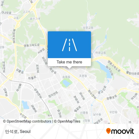 만석로 map