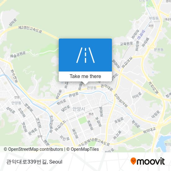 관악대로339번길 map