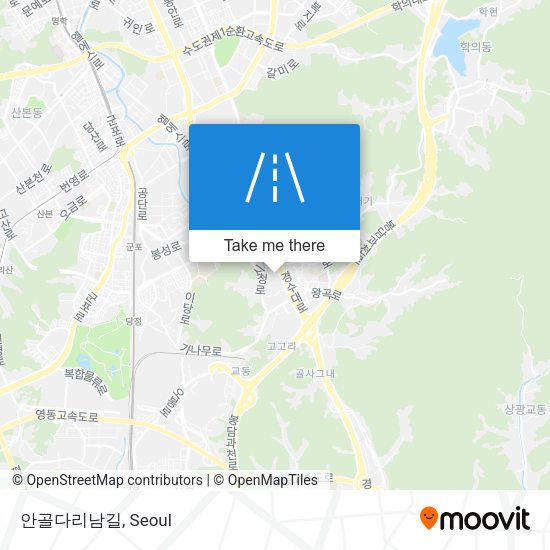 안골다리남길 map