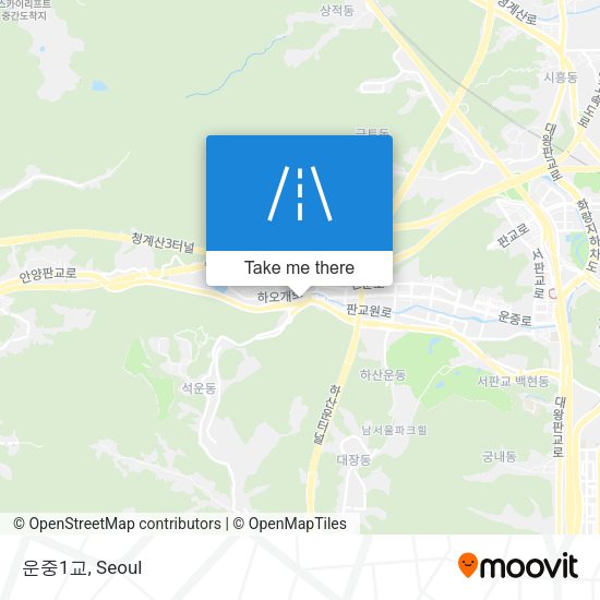 운중1교 map