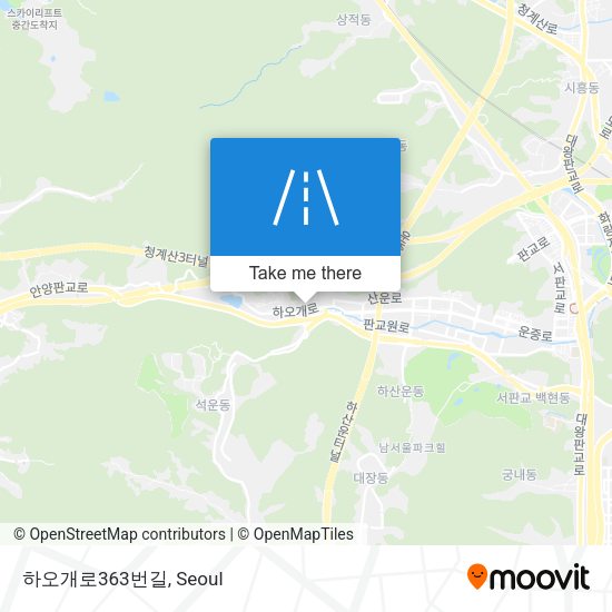 하오개로363번길 map
