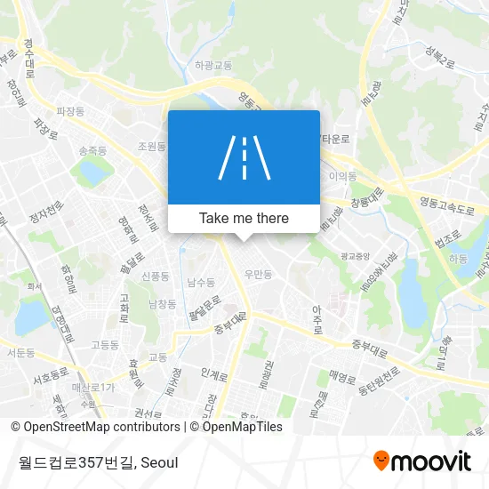 월드컵로357번길 map