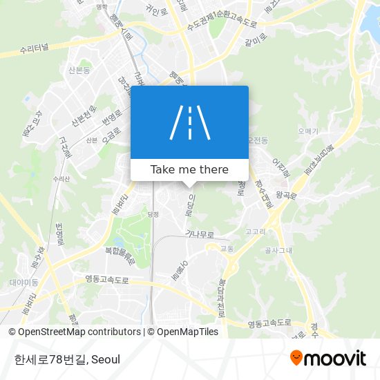 한세로78번길 map