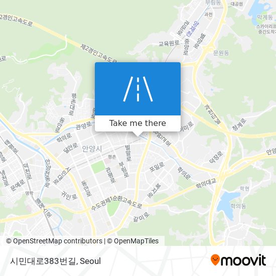 시민대로383번길 map