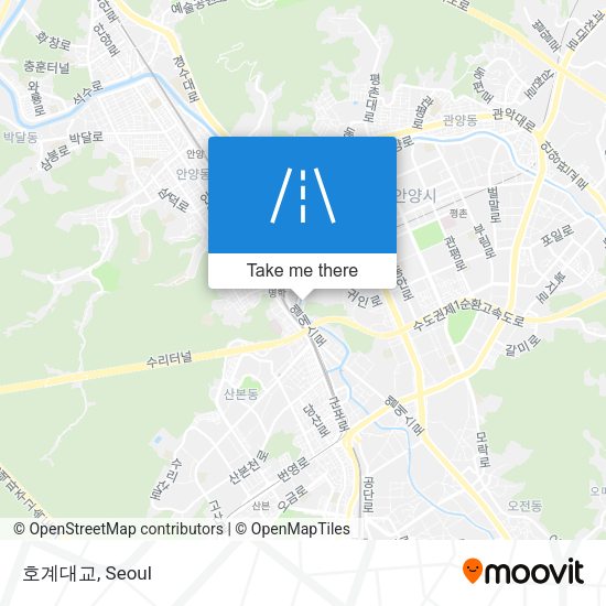 호계대교 map