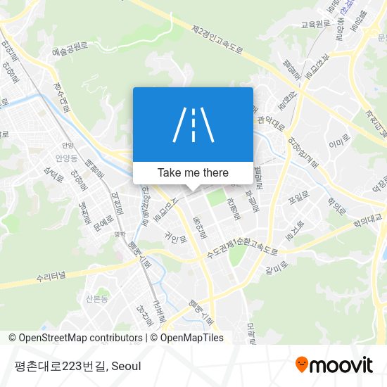 평촌대로223번길 map