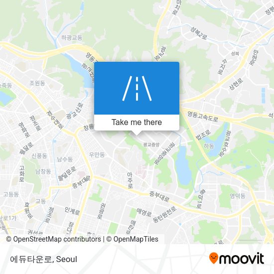 에듀타운로 map