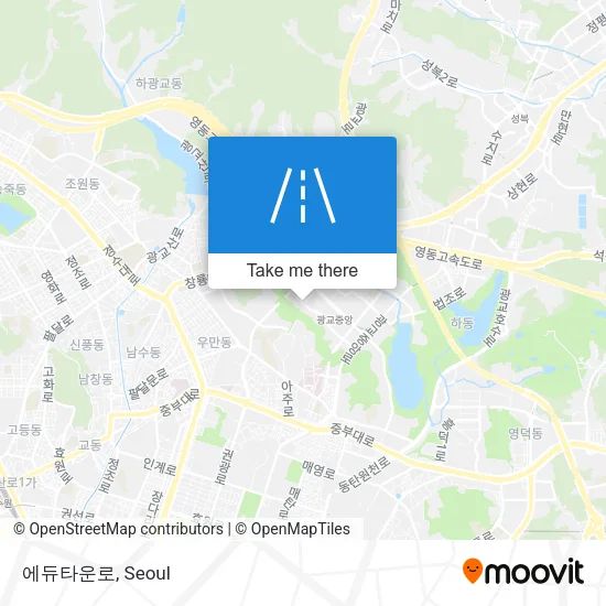 에듀타운로 map