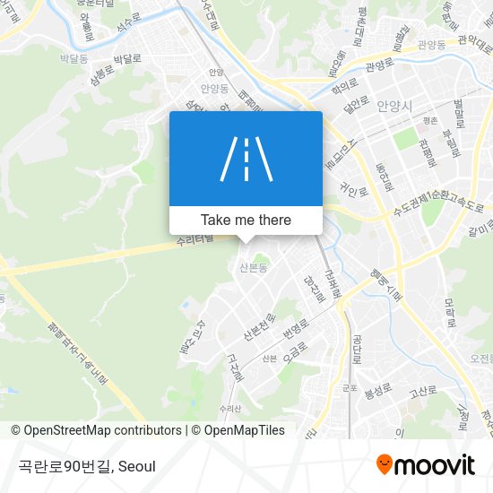 곡란로90번길 map