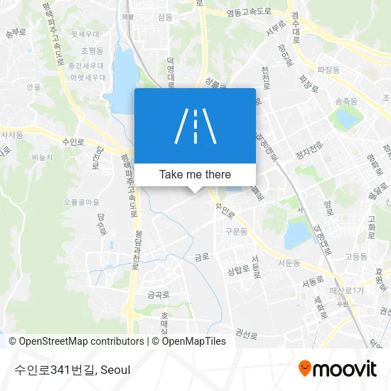 수인로341번길 map