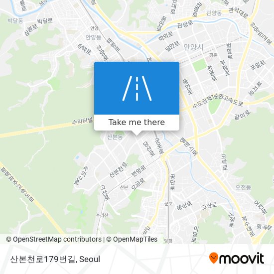 산본천로179번길 map