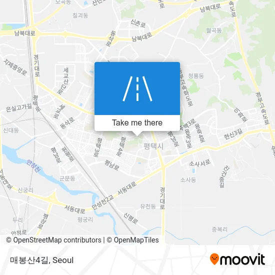 매봉산4길 map