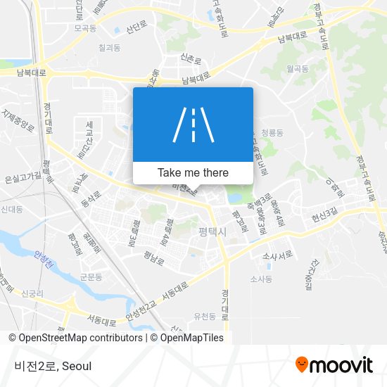 비전2로 map