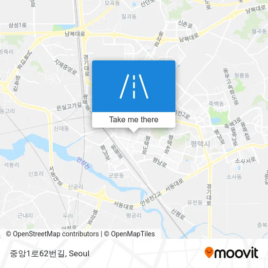 중앙1로62번길 map