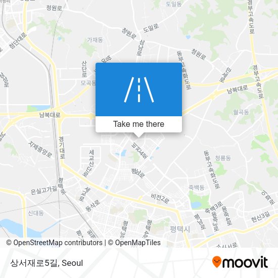 상서재로5길 map