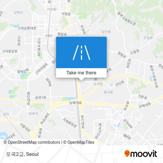 모곡2교 map