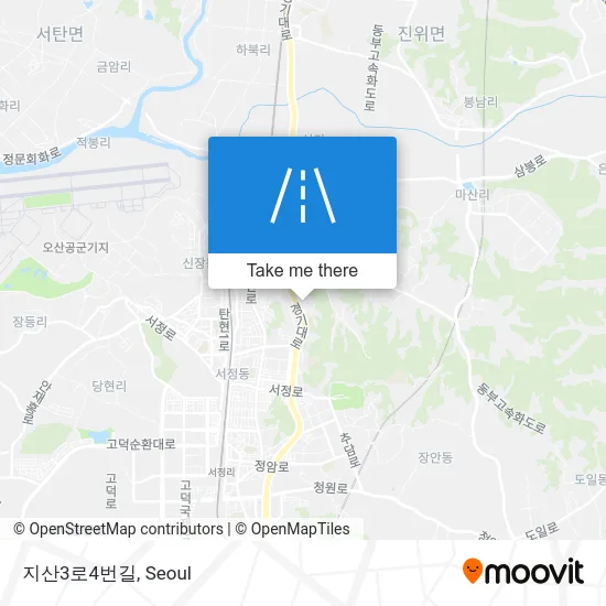 지산3로4번길 map