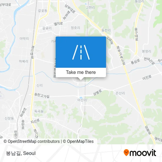 봉남길 map
