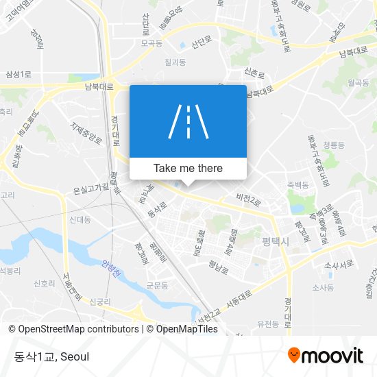 동삭1교 map