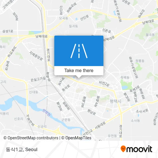 동삭1교 map