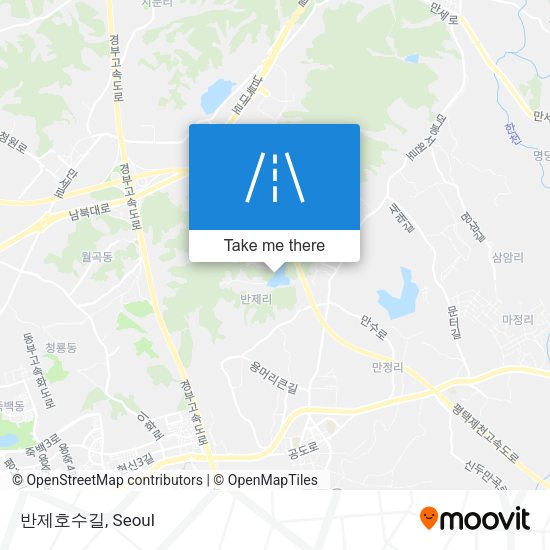반제호수길 map