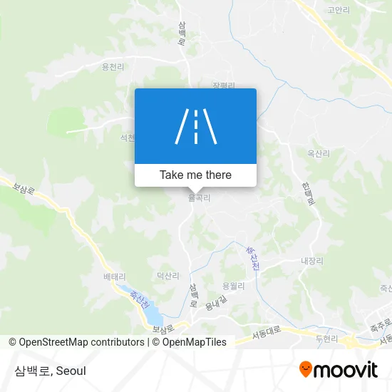 삼백로 map