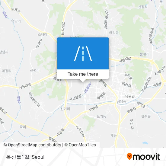 옥산들1길 map