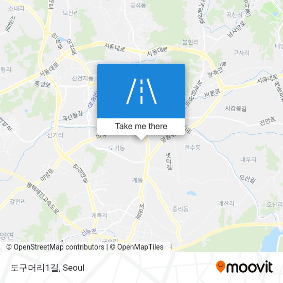 도구머리1길 map