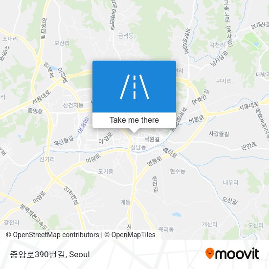 중앙로390번길 map