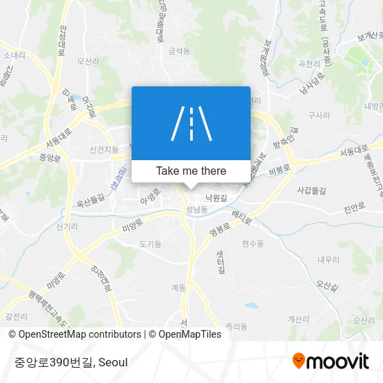 중앙로390번길 map