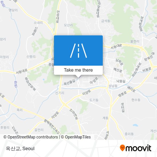 옥산교 map