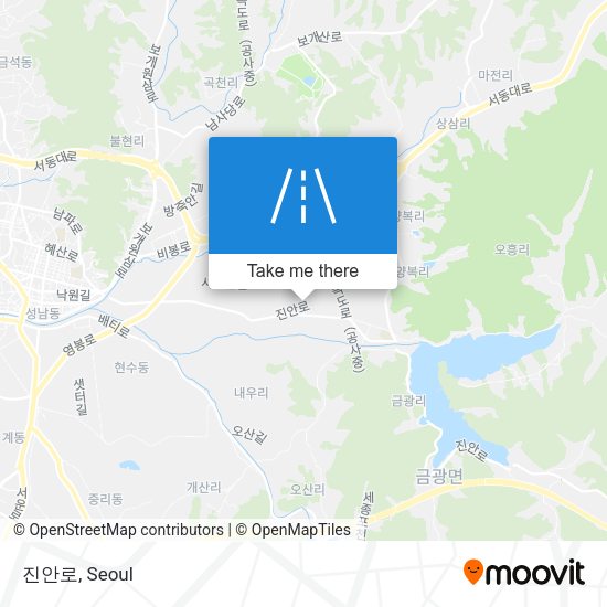 진안로 map