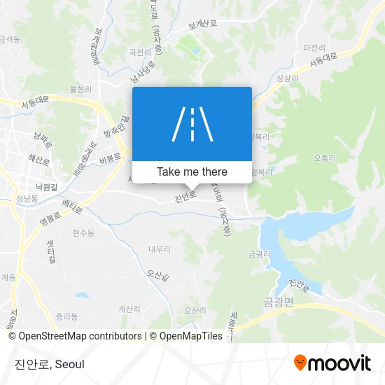 진안로 map