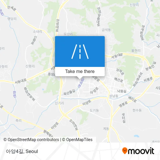 아양4길 map