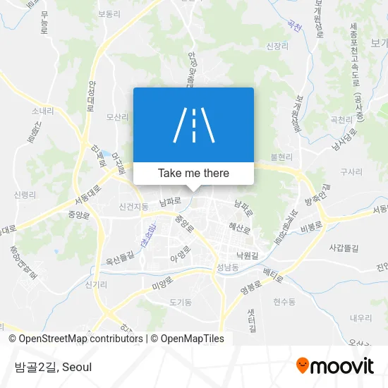 밤골2길 map